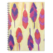 Boho Feathers Notizblock (Vorderseite)