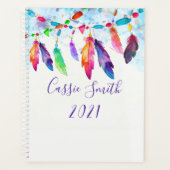 Boho Feathers Planer (Vorderseite)