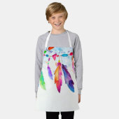Boho Feathers Schürze (Getragen)