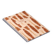 Boho Feathers Stammesname und -fach Notizblock (Rechte Seite)