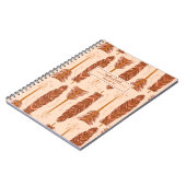 Boho Feathers Stammesname und -fach Notizblock (Linke Seite)