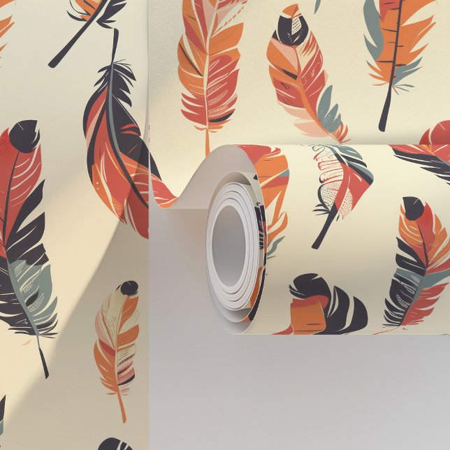 Boho Feathers Tapete (Von Creator hochgeladen)