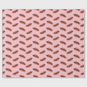 Boho Feathers: Vintag wiederholen. Geschenkpapier (Flach)