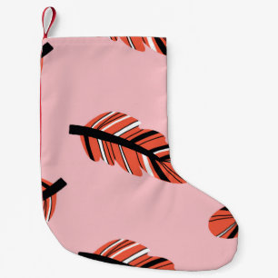 Boho Feathers: Vintag wiederholen. Kleiner Weihnachtsstrumpf
