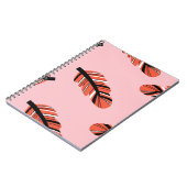 Boho Feathers: Vintag wiederholen. Notizblock (Linke Seite)