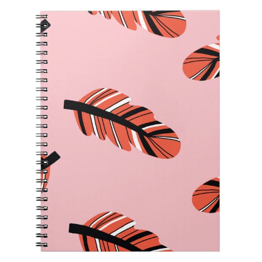Boho Feathers: Vintag wiederholen. Notizblock (Vorderseite)
