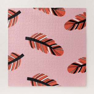 Boho Feathers: Vintag wiederholen. Puzzle