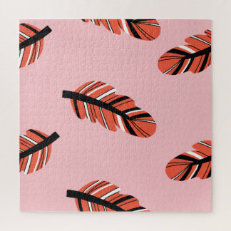 Boho Feathers: Vintag wiederholen. Puzzle