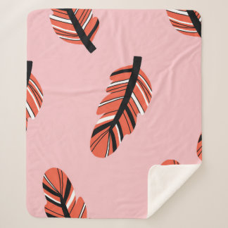 Boho Feathers: Vintag wiederholen. Sherpadecke