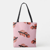 Boho Feathers: Vintag wiederholen. Tasche (Rückseite)