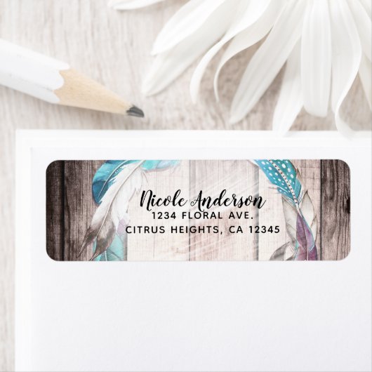 Boho Feathers Wreath & String Lights Brautparty (Insitu)