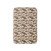 Boho-Feder-Muster Badematte (Vorderseite Vertikal)