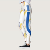 Boho-Feder-Muster Leggings (Links)