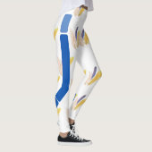 Boho-Feder-Muster Leggings (Rechts)