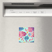 Boho-Federmuster Magnet (In Situ (Geschirrspüler))