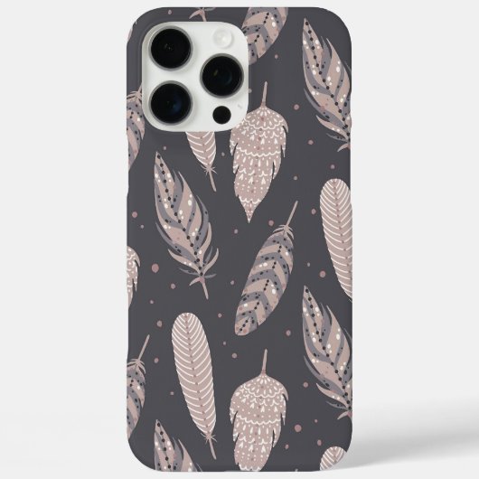 Boho-Federn Case-Mate iPhone Hülle (Rückseite)