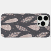 Boho-Federn Case-Mate iPhone Hülle (Rückseite (Horizontal))