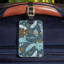 Boho Federn Doodle Blume aquamarin türkisfarben br