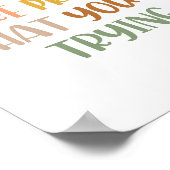 Boho-Fehler sind ein Beweis dafür, dass du Poster (Ecke)