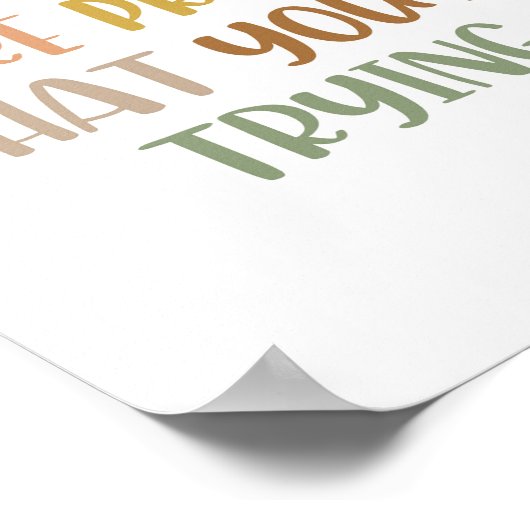 Boho-Fehler sind ein Beweis dafür, dass du Poster  (Ecke)