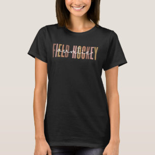 Boho Feldhockey-Tante eines Feldhockeyspielers Au T-Shirt