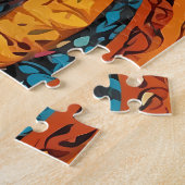 Boho Feline Mandala Puzzle (Seite)