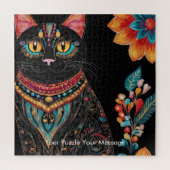 Boho Feline Mandala Puzzle (Vertikal)