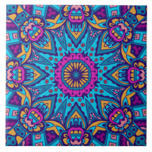 Boho Festive Mandala Fliese