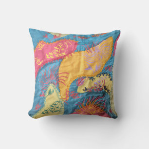 Boho Fibre Art Patchwork Quilt Kissen