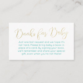 Boho Fiesta Bücher für die Babyverpackungskarte Begleitkarte