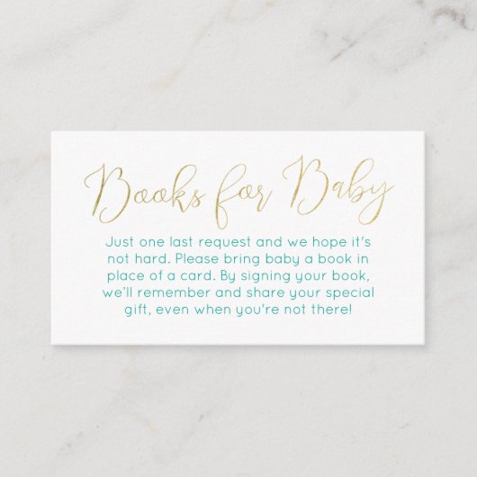 Boho Fiesta Bücher für die Babyverpackungskarte Begleitkarte (Vorderseite)