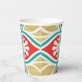 Boho Fiesta Geometric Pappbecher (Rechts)