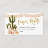 Boho Fiesta Taco "bout Liebe Couple Enclosure Card Begleitkarte (Vorderseite)