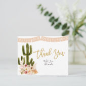 Boho Fiesta Taco 'bout Liebe Paare Danke Karte (Stehend Vorderseite)