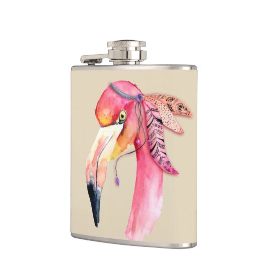 Boho Fiona Flamingo Flask Flachmann (Links)