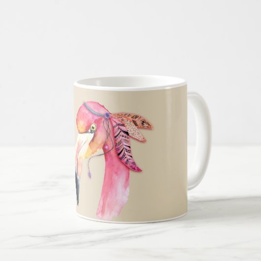 Boho Fiona Flamingo Tasse (VorderseiteRechts)