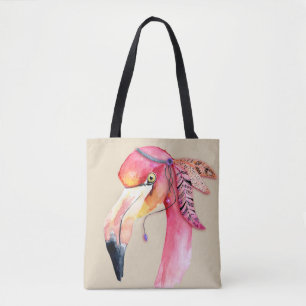 Boho Fiona Flamingo Tote Bag Tasche