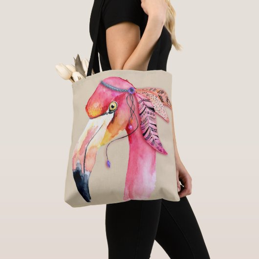 Boho Fiona Flamingo Tote Bag Tasche (Von Nahem)