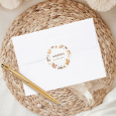 Boho First Rodeo Cowgirl Birthday Stickers