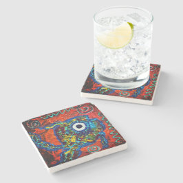 Boho-Fisch-Stein-Unterlage Steinuntersetzer