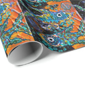 Boho Fish Wrapping Paper Geschenkpapier (Rolleneckpunkt)