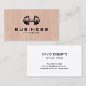 Boho Fitnessstudio / Visitenkarte für Personal Tra (Vorne/Hinten)