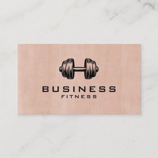Boho Fitnessstudio / Visitenkarte für Personal Tra (Vorderseite)