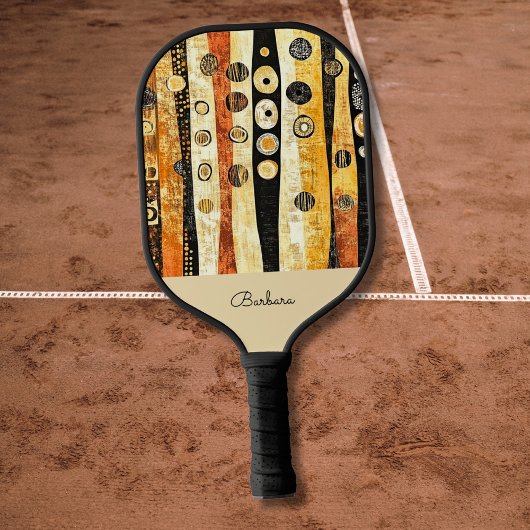 Boho Flair Personalisiert Pickleball Schläger