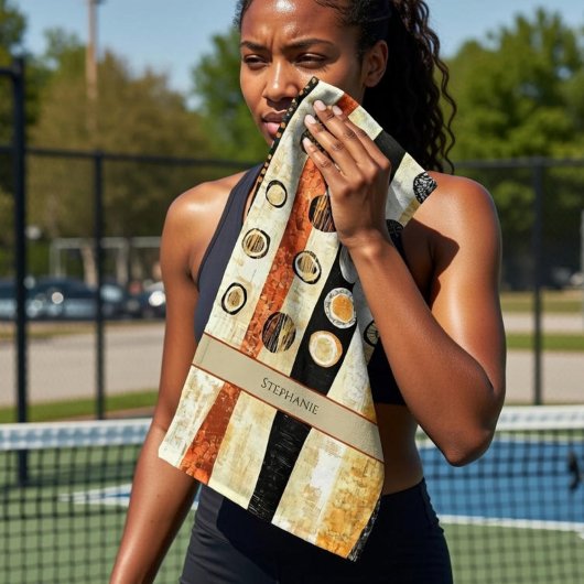 Boho Flair Personalized | Dink Well Handtuch