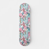 Boho Flamingo Skateboard (Vorne)
