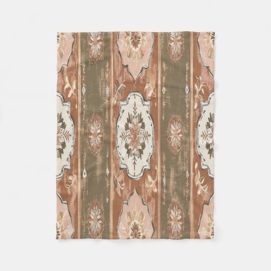 Boho Fleece Blanket (Vorderseite)