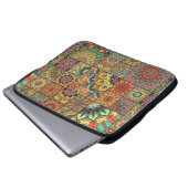Boho Fliesen Set und nahtlos Muster. Farbpflaster Laptopschutzhülle (Vorne Knopf)