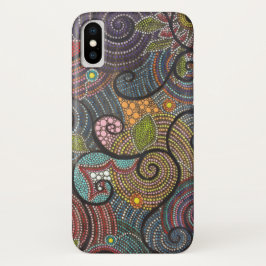 Boho Flings-Wirbel und Punkte Case-Mate iPhone Hülle