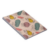 Boho Floral Abstrakt Notizblock (Rechte Seite)